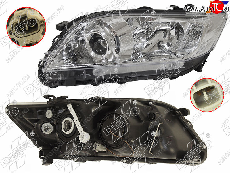 13 799 р. Фара TOYOTA RAV4 10-13 LH (Евросвет) DEPO 212-11Q9L-LD-EM  с доставкой в г. Воронеж