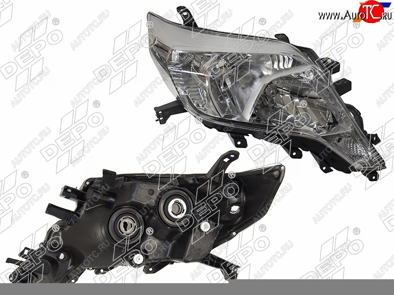 9 299 р. Фара TOYOTA LAND CRUISER PRADO 150 13-17 RH галоген, под корректор (Евросвет)                        DEPO 212-11Y2R-LD-EM  с доставкой в г. Воронеж