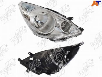 13 549 р. Фара NISSAN NOTE 10-12 RH (Евросвет)                                                                 DEPO 215-11D4R-LD-EM  с доставкой в г. Воронеж. Увеличить фотографию 1
