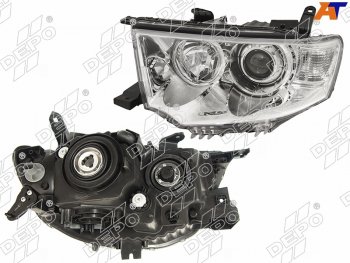 16 349 р. Фара MITSUBISHI PAJERO SPORT 08-17L200 13-16 LH не ксенон                                           DEPO 214-1197L-LD-EM  с доставкой в г. Воронеж. Увеличить фотографию 1