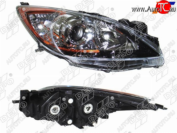 18 349 р. Фара MAZDA 3AXELLA 08-13 RH (Евросвет) DEPO 216-1158R-LDEM2  с доставкой в г. Воронеж