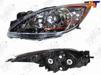 18 349 р. Фара Mazda 3 08-13  Axela 09-13 (Спереди Слева) DEPO 216-1158L-LDEM2  с доставкой в г. Воронеж. Увеличить фотографию 1