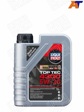 Масло моторное LIQUI MOLY Top Tec 4300 5W-30 C2 1л LIQUI MOLY 2323