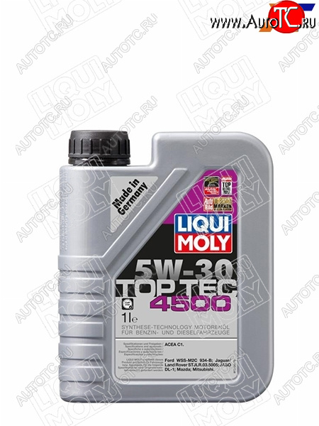 2 199 р. Масло моторное LIQUI MOLY Top Tec 4500 5W-30 C1DL-1 1л LIQUI MOLY 2317  с доставкой в г. Воронеж