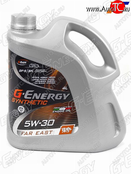 3 479 р. Масло моторное синтетическое G-Energy Synthetic Far East 5W-30 SN, GF-5 4л G-ENERGY 253142415  с доставкой в г. Воронеж