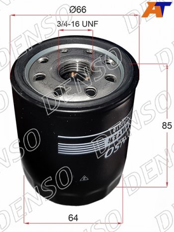 469 р. Фильтр масляный TOYOTA #AZF#,#GE,#GTE 90- DENSO 260340-0510  с доставкой в г. Воронеж. Увеличить фотографию 1