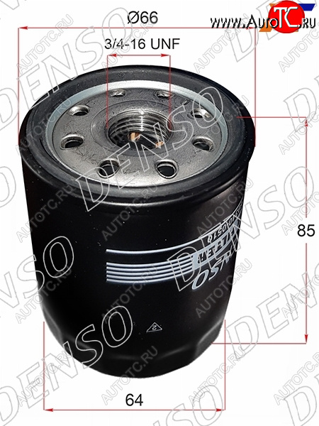 469 р. Фильтр масляный TOYOTA #AZF#,#GE,#GTE 90- DENSO 260340-0510  с доставкой в г. Воронеж
