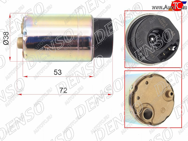 9 749 р. Топливный насос TOYOTA HIACEREGIUS TRH2## 1,2TRFE 04-12                                             DENSO 291000-9051  с доставкой в г. Воронеж