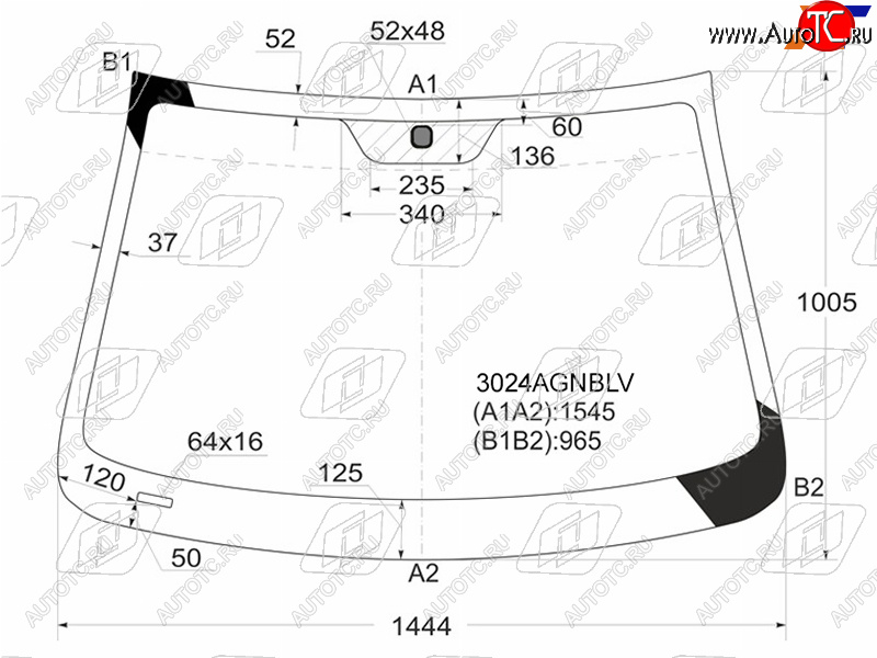 7 449 р. Стекло лобовое Chevrolet Captiva 06-15  Opel Antara 06-15  Daewoo Winstorm 06-10  Saturn Vue 07-1 FUYAO 3024AGNBLV  с доставкой в г. Воронеж