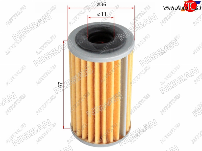 719 р. Фильтр CVT NISSAN ADEXPERTQASHQAI 06-CUBE 08-JUKEMARCHMICRA LHD 10-ALMERANOTESENTRASYLPHY NISSAN 31726-3JX0A  с доставкой в г. Воронеж