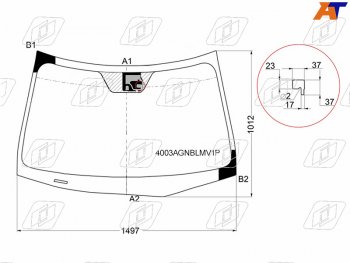 7 399 р. Стекло лобовое (Датчик дождя) Honda Accord 08-11  Acura TSX 08-14 FUYAO 4003AGNBLMV1P  с доставкой в г. Воронеж. Увеличить фотографию 1