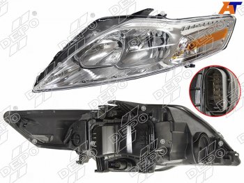 18 649 р. Фара FORD MONDEO 07-14 LH с электрокорректором                                                       DEPO 431-1179LMLD-EM  с доставкой в г. Воронеж. Увеличить фотографию 1