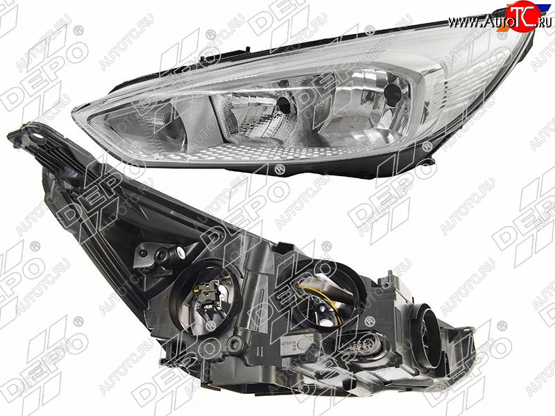 12 949 р. Фара Ford Focus 14-19 (Слева) DEPO 431-11C9LMLEMD1  с доставкой в г. Воронеж