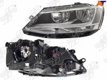14 249 р. Фара Volkswagen Jetta 10-14 (Спереди Слева) DEPO 441-11G6LMLDEM2  с доставкой в г. Воронеж. Увеличить фотографию 1