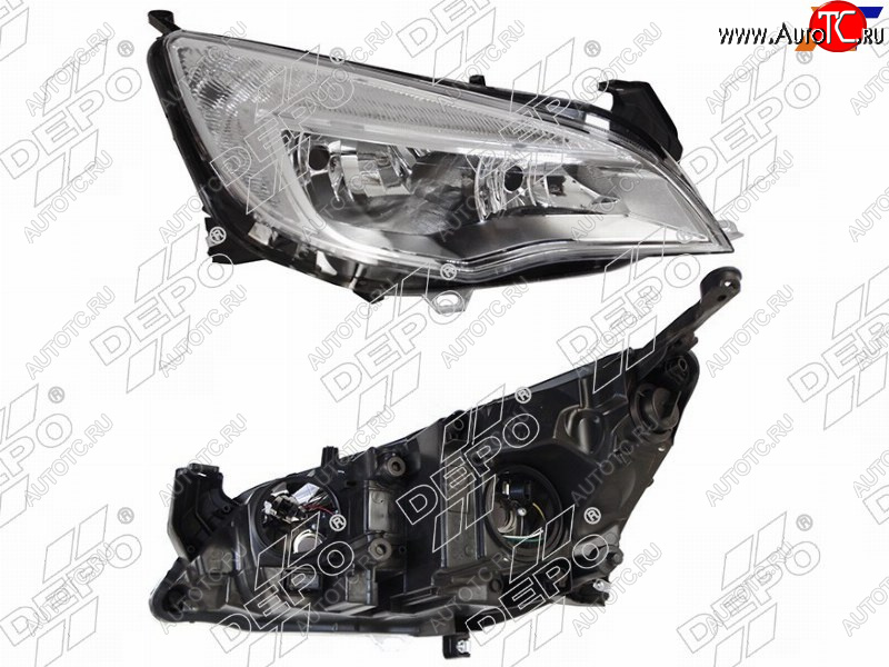 17 499 р. Фара OPEL ASTRA 10-15 RH хром с электрокорректором                                                   DEPO 442-1161RMLDEM1  с доставкой в г. Воронеж