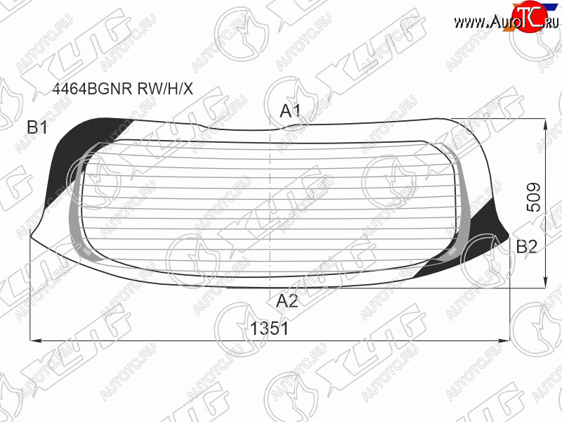 14 999 р. Стекло заднее с обогревом KIA SPORTAGE 22-                                                           XYG 4464BGNR RW/H/X  с доставкой в г. Воронеж