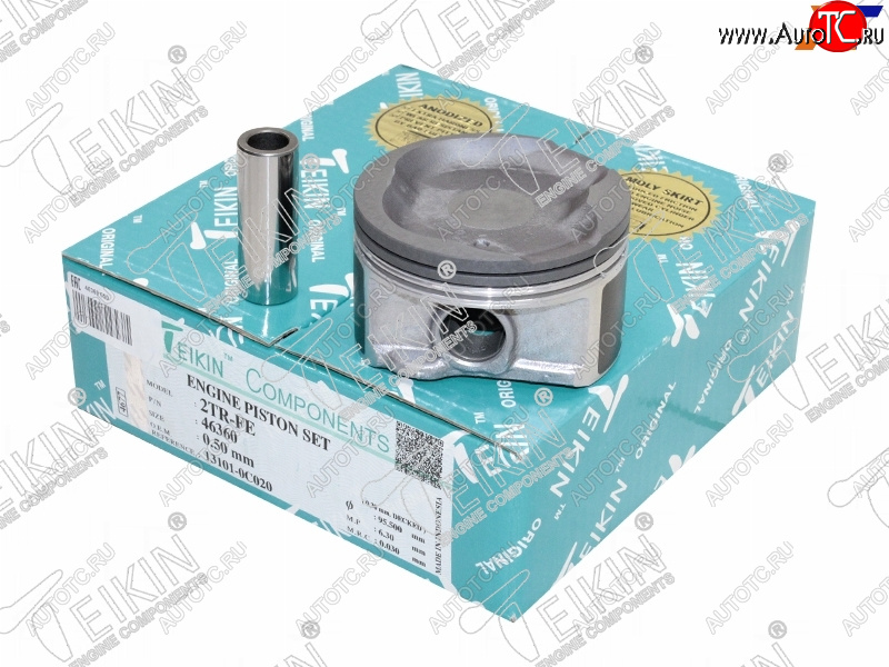 7 899 р. Поршни (к-т 4 шт) 050 TOYOTA HILUXHIACEFORTUNERLC PRADO 2TR-FE 05- TEIKIN 46360 050  с доставкой в г. Воронеж