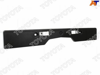 4 399 р. Накладка под номерной знак Toyota RAV4 (XA40) 15-19 TOYOTA 52114-42120  с доставкой в г. Воронеж. Увеличить фотографию 1