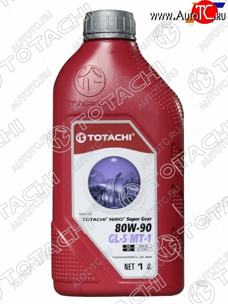 629 р. Масло трансмиссионное минеральное TOTACHI NIRO Super Gear GL-5MT-1 80W-90 1л TOTACHI 60901  с доставкой в г. Воронеж