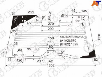 14 599 р. Стекло заднее (Цвет зеленый Обогрев) Honda Passport 98-02  Isuzu MU 98-04  Rodeo 98-04  Wizard 9 XYG 6287BGNR1J RW/H/X  с доставкой в г. Воронеж. Увеличить фотографию 1