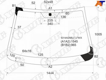 7 199 р. Стекло лобовое Chevrolet Captiva 06-15  Opel Antara 06-15  Daewoo Winstorm 06-10  Saturn Vue 07-1 XYG 6314AGNBLV LFW/X  с доставкой в г. Воронеж. Увеличить фотографию 1