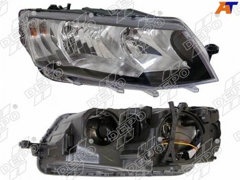 12 199 р. Фара Skoda Octavia 12-17 (Спереди Справа) DEPO 665-1126RMLDEM2  с доставкой в г. Воронеж. Увеличить фотографию 1