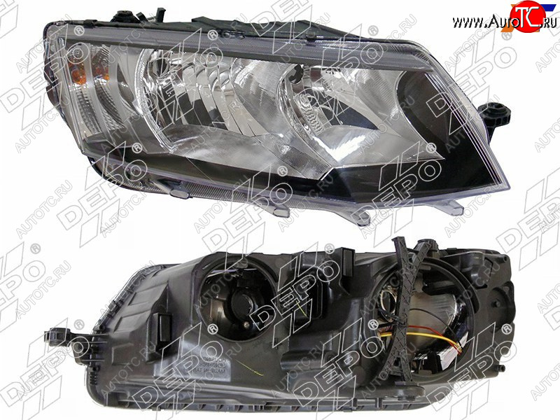 12 199 р. Фара Skoda Octavia 12-17 (Спереди Справа) DEPO 665-1126RMLDEM2  с доставкой в г. Воронеж