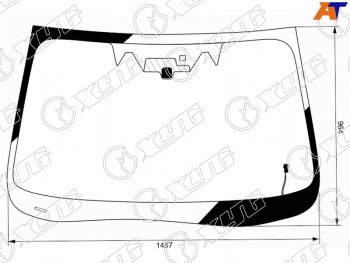 14 349 р. Стекло лобовое (Обогрев щеток Две камеры Датчик дождя) Subaru Forester 18- XYG 7944AGNCHMV LFW/H/X  с доставкой в г. Воронеж. Увеличить фотографию 1