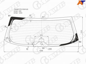 10 999 р. Стекло заднее с обогревом SUBARU FORESTER SK SUV 19-                                                 XYG 7944BYPR RW/H/X  с доставкой в г. Воронеж. Увеличить фотографию 1