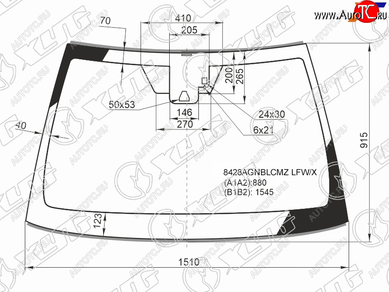 7 999 р. Стекло лобовое (Камера Датчик дождя Молдинг) Toyota Camry (XV70) 17-21  Camry UAEUSA 17-20 XYG 8428AGNBLCMZ LFW/X  с доставкой в г. Воронеж