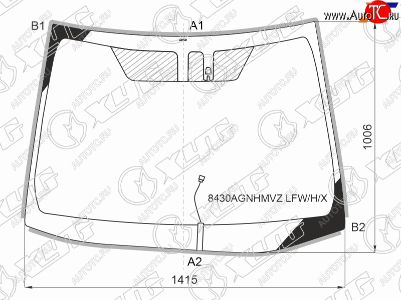 10 249 р. Стекло лобовое (Обогрев щеток Датчик дождя Молдинг) Toyota Corolla (E210) 18-22 XYG 8430AGNHMVZ LFW/H/X  с доставкой в г. Воронеж