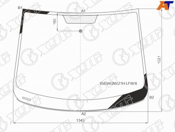 7 249 р. Стекло лобовое VOLKSWAGEN GOLF PLUS 06-14                                                            XYG 8583AGNVZ1H LFW/X  с доставкой в г. Воронеж. Увеличить фотографию 1