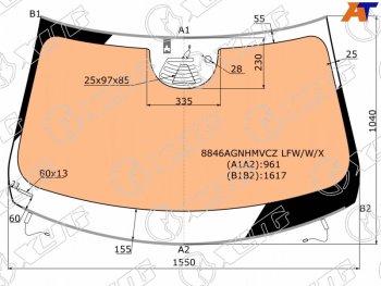 20 499 р. Стекло лобовое (Обогрев полный Камера Датчик дождя Молдинг) Volvo XC60 17-22 XYG 8846AGNHMVCZ LFW/W/X  с доставкой в г. Воронеж. Увеличить фотографию 1