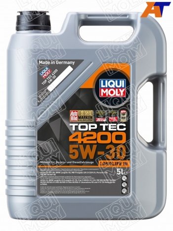 9 999 р. Масло моторное LIQUI MOLY Top Tec 4200 5W-30 NG SPC3C2 5л LIQUI MOLY 8973  с доставкой в г. Воронеж. Увеличить фотографию 1