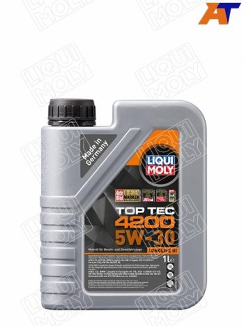 2 359 р. Масло моторное LIQUI MOLY Top Tec 4200 5W-30 NG SP/C3/C2 1л LIQUI MOLY 8972 LIQUI MOLY 8972  с доставкой в г. Воронеж. Увеличить фотографию 1