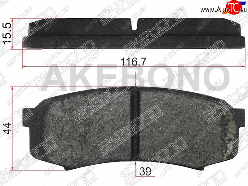 1 579 р. Колодки тормозные зад LH-RH SAT Toyota Land Cruiser 78 (1990-1996)  с доставкой в г. Воронеж