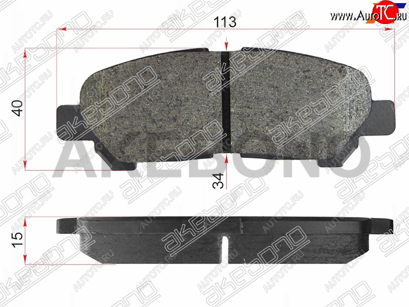 1 999 р. Колодки тормозные зад LH-RH SAT Toyota Highlander XU40 рестайлинг (2010-2013)  с доставкой в г. Воронеж