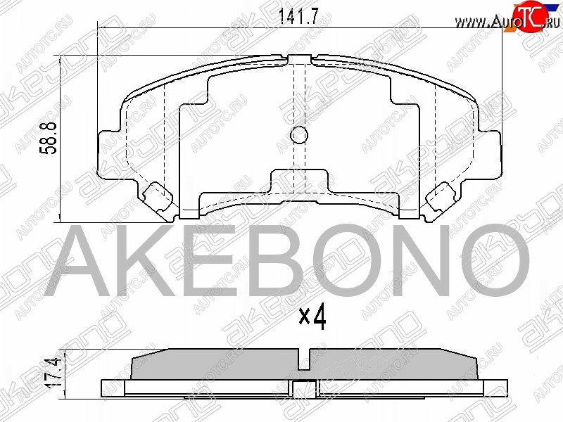 2 079 р. Колодки тормозные перед FR-FL SAT  Nissan Qashqai  1 - X-trail  2 T31  с доставкой в г. Воронеж