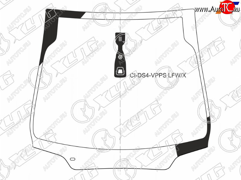 22 199 р. Стекло лобовое + дд CITROEN DS4 5D HBK 11-15                                                         XYG CI-DS4-VPPS LFW/X  с доставкой в г. Воронеж