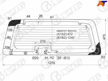 12 449 р. Стекло заднее с обогревом 8 отв. FORD MAVERICKESCAPE 00-07                                          XYG DB09757 RW/H/X  с доставкой в г. Воронеж. Увеличить фотографию 1