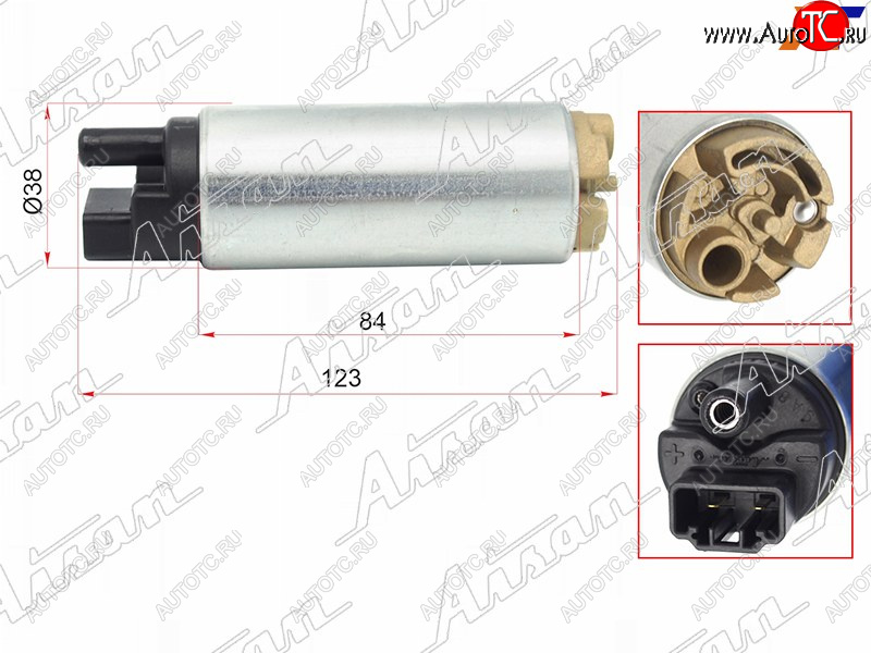 12 849 р. Топливный насос TOYOTA LAND CRUISER 100LX470 1FZ-FE 2UZ-FE AISAN EFP1-66040  с доставкой в г. Воронеж