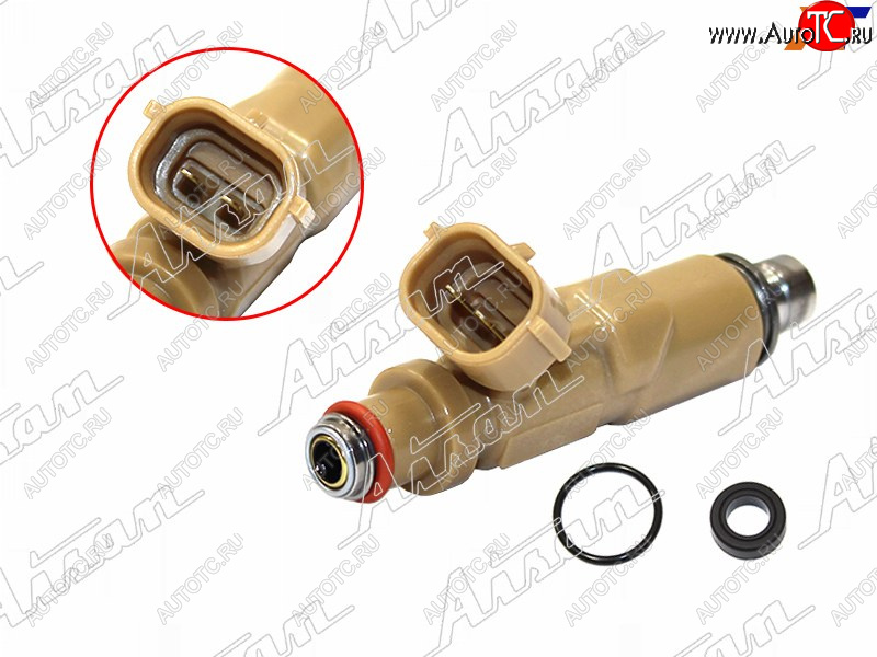 7 199 р. Форсунка топливная 3RZFE COASTERHILUXLAND CRUISER 99- AISAN FNJJ-79145  с доставкой в г. Воронеж