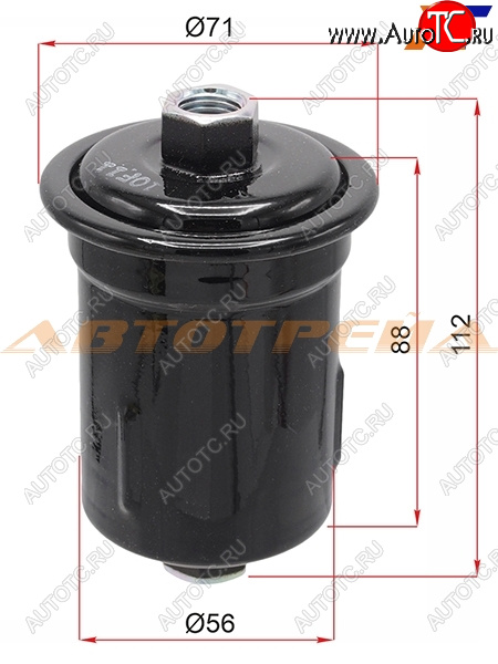 1 679 р. Фильтр топливный TOYOTA MARK2CHASERCRESTA 1GFE12JZ# 92-LC PRADOSURF 5VZFE 95-01 MICRO FT1138  с доставкой в г. Воронеж