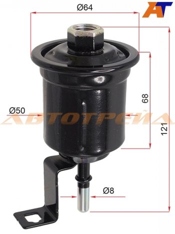 1 989 р. Фильтр топливный TOYOTA IPSUMNADIAGAIA 3SFE1AZFSE 96- MICRO FT1146  с доставкой в г. Воронеж. Увеличить фотографию 1
