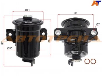 1 659 р. Фильтр топливный TOYOTA COROLLALEVINSPRINTER 4AFE #EFE 91-00 MICRO FT1156  с доставкой в г. Воронеж. Увеличить фотографию 1