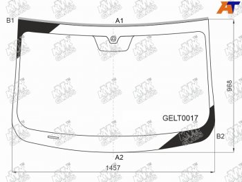5 849 р. Стекло лобовое Geely Coolray 18-24  Belgee X50 23- KMK GELT0017  с доставкой в г. Воронеж. Увеличить фотографию 1