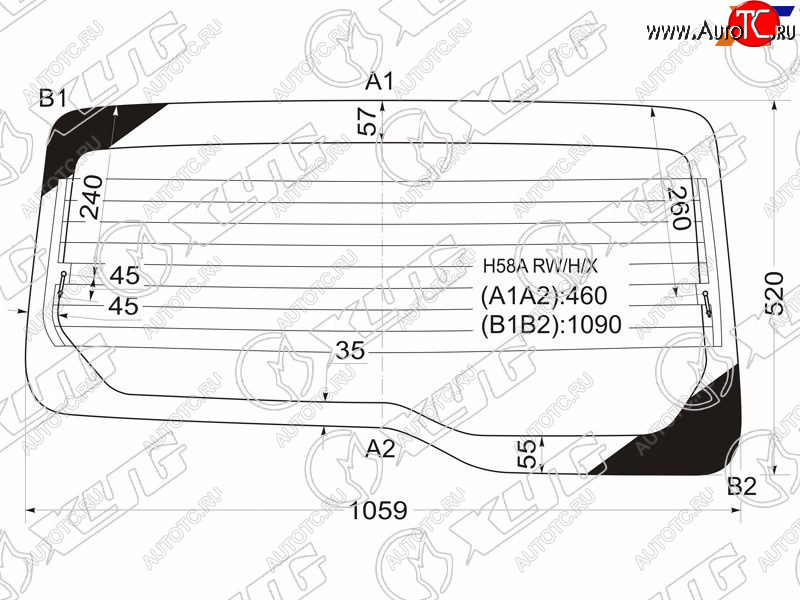 8 799 р. Стекло заднее (Цвет зеленый Обогрев) Mitsubishi Pajero Mini 98-12 XYG H58A RW/H/X  с доставкой в г. Воронеж