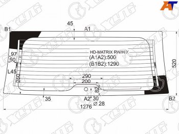 10 399 р. Стекло заднее (Цвет зеленый Обогрев) Hyundai Lavita 01-07  Matrix 01-10 XYG HD-MATRIX RW/H/X  с доставкой в г. Воронеж. Увеличить фотографию 1