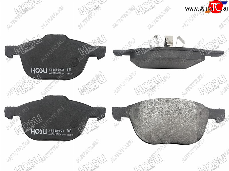 1 369 р. Колодки тормозные передние FL-FR SAT  Ford Focus (2,  3,  4 CEW), Kuga (1,  2), Mazda 3/Axela (BK,  BL,  BM,  BP), Volvo S40 (VS седан,  MS седан)  с доставкой в г. Воронеж