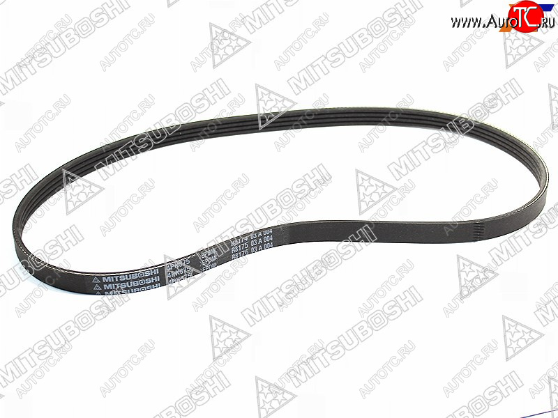 419 р. Ремень поликлиновой TOYOTA 1MZ3MZ-FE RX330 MCU3# (PS) 4AFE 7AFEMAZDA DEMIO DW# (ALT) MITSUBOSHI 4PK875  с доставкой в г. Воронеж
